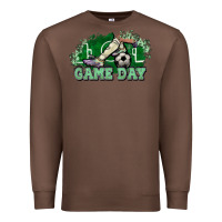 Chestnut Game day soccer Premium Sweatshirt - HowdyJamesFarm