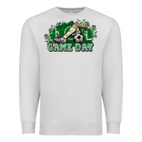 Dove Grey Game day soccer Premium Sweatshirt - HowdyJamesFarm