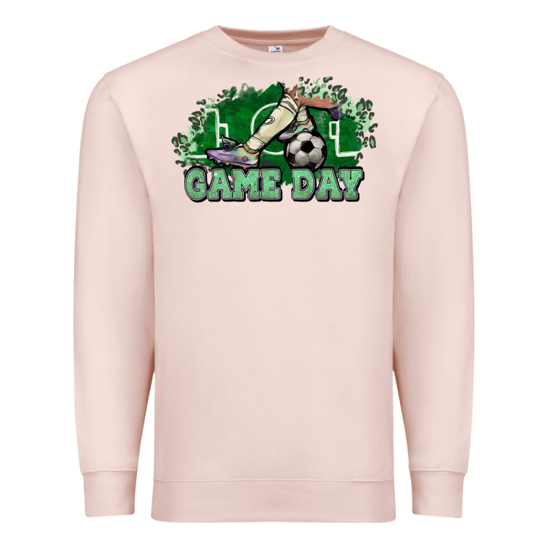 Game Day Soccer Premium Sweatshirt by HowdyJamesFarm | Teevron