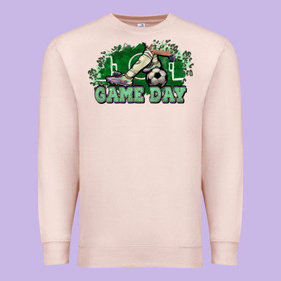 Game Day Soccer Premium Sweatshirt Designed By Howdyjamesfarm
