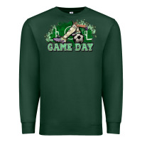 Sports Green Game day soccer Premium Sweatshirt - HowdyJamesFarm