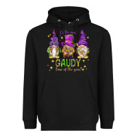 Black It's the most gaudy time of the year Heavyweight Hoodie - HowdyJamesFarm