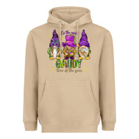 Mushroom It's the most gaudy time of the year Heavyweight Hoodie - HowdyJamesFarm