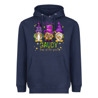 Navy It's the most gaudy time of the year Heavyweight Hoodie - HowdyJamesFarm