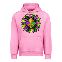 Fuchsia Pink Mardi Gras Sunflower Urban Hoodie - BundleAndBundleShop