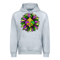 Mardi Gras Sunflower Urban Hoodie | Teevron