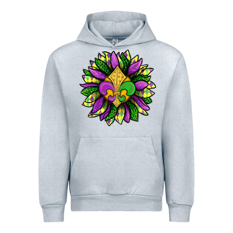 Mardi Gras Sunflower Urban Hoodie by BundleAndBundleShop | Teevron