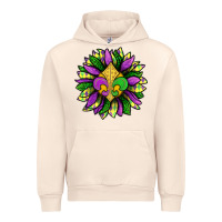 Sandshell Mardi Gras Sunflower Urban Hoodie - BundleAndBundleShop