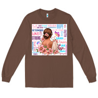 Chestnut positive affirmations girl Long Sleeve Tee - MaliasSmallBusiness