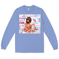 Colony Blue positive affirmations girl Long Sleeve Tee - MaliasSmallBusiness