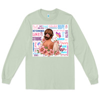 Matcha positive affirmations girl Long Sleeve Tee - MaliasSmallBusiness