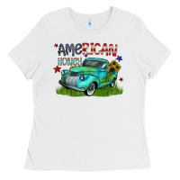 White american honey Ladies Tee - CowhideDigitalArt