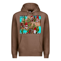 Chestnut ho ho ho gnome Premium Hoodie - JahusDesignShop