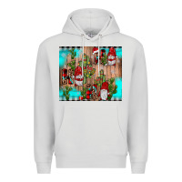 Dove Grey ho ho ho gnome Premium Hoodie - JahusDesignShop
