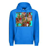 True Royal ho ho ho gnome Premium Hoodie - JahusDesignShop