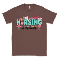 Chestnut nursing in my heart Classic Tee - MaliasSmallBusiness