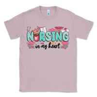 Lilac nursing in my heart Classic Tee - MaliasSmallBusiness