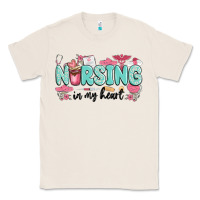 Natural nursing in my heart Classic Tee - MaliasSmallBusiness