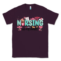 Plum nursing in my heart Classic Tee - MaliasSmallBusiness