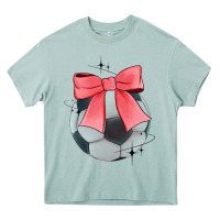 Arona coquette soccer bow Heavy Core Tee - JahusDesignShop