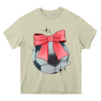 Mossy coquette soccer bow Heavy Core Tee - JahusDesignShop