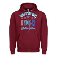 Burgundy Vintage 1960 Limited Edition Zipper Hoodie - Bettercallsaul