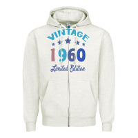 Oatmeal Heather Vintage 1960 Limited Edition Zipper Hoodie - Bettercallsaul