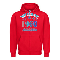 Red Vintage 1960 Limited Edition Zipper Hoodie - Bettercallsaul