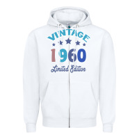 White Vintage 1960 Limited Edition Zipper Hoodie - Bettercallsaul