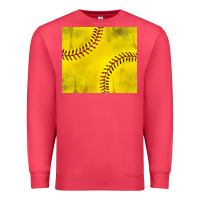 Cardinal distressed softball pattern Premium Sweatshirt - TumblerDesignByShophia