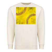 Sandshell distressed softball pattern Premium Sweatshirt - TumblerDesignByShophia