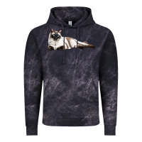Cloud Black siamese Vintage Hoodie - LillyAllenDesigns