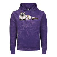 Cloud Purple siamese Vintage Hoodie - LillyAllenDesigns