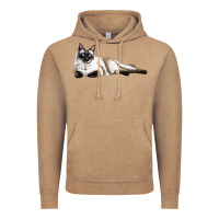 Vintage Coffee siamese Vintage Hoodie - LillyAllenDesigns