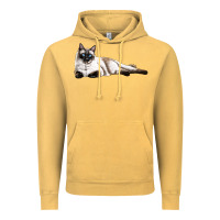 Vintage Mustard siamese Vintage Hoodie - LillyAllenDesigns