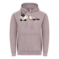 Vintage Zinc siamese Vintage Hoodie - LillyAllenDesigns