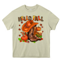 Mossy hello fall pumpkins  cowgirl  and roses Heavy Core Tee - AdoDesignShop