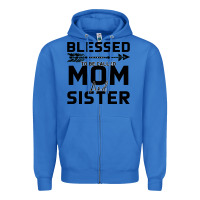 True Royal Blessed Mom And Sister Zipper Hoodie - Bettercallsaul