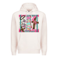 Pale Pink he is risen Premium Hoodie - TumblerDesignByShophia