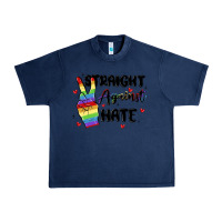 Navy gay pride Urban Heavy Tee - MaliasSmallBusiness