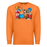 Carrot Hockey coffee cups Premium Sweatshirt - HowdyJamesFarm