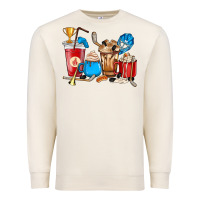 Sandshell Hockey coffee cups Premium Sweatshirt - HowdyJamesFarm