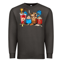 Smoke Hockey coffee cups Premium Sweatshirt - HowdyJamesFarm