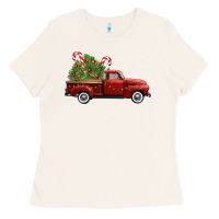 Bone christmas trees truck Ladies Tee - FaDigitalArtStudio