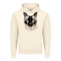 Vintage Artic siamese face Vintage Hoodie - LillyAllenDesigns