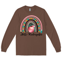 Chestnut hello kindergarten Long Sleeve Tee - JahusDesignShop