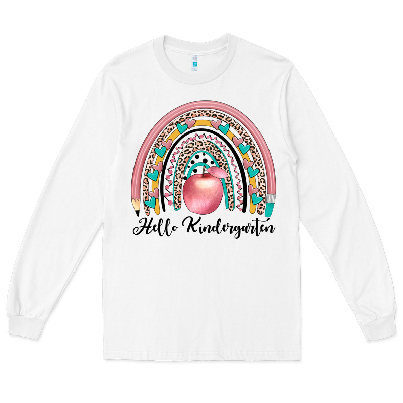 Hello Kindergarten Long Sleeve Tee by JahusDesignShop | Teevron