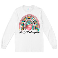 White hello kindergarten Long Sleeve Tee - JahusDesignShop