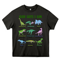 Asphalt god says i am dinosaurs Heavy Core Tee - JahusDesignShop