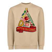Mushroom teacher tools christmas tree Heavyweight Sweatshirt - MaliasSmallBusiness